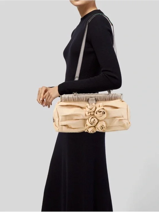 Valentino Raffia Top Handle Bag - Picture 2 of 7